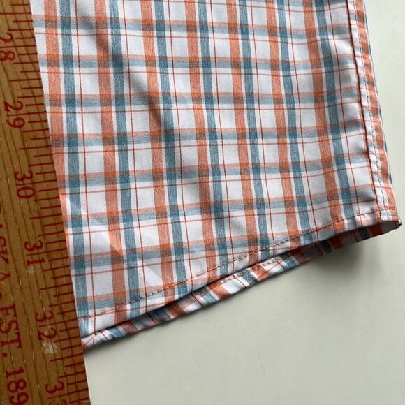 Alaskan Hard Gear Short Sleeve Button Front Mens L Tall - Picture 8 of 9